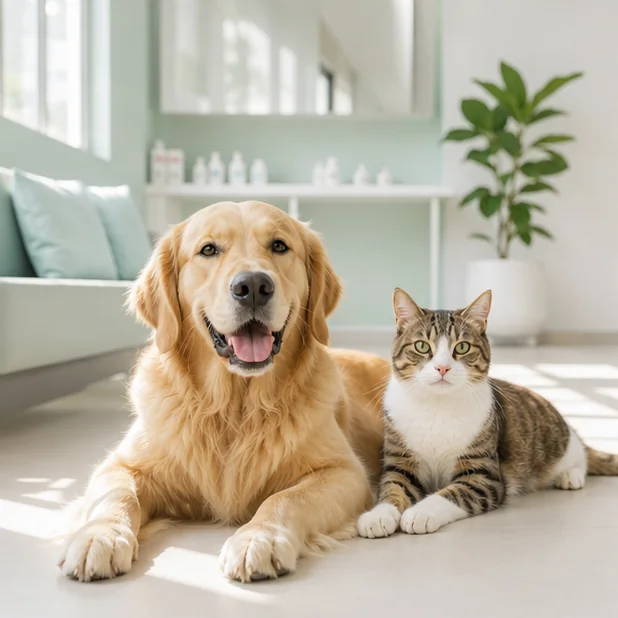 犬貓在專業動物醫療環境接受健康照護